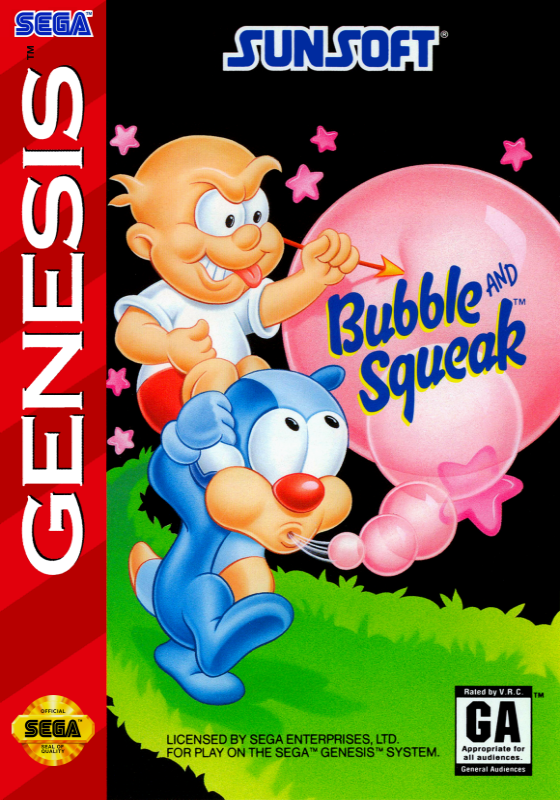 Bubble And Squeak (Usa) Genesis Print Poster