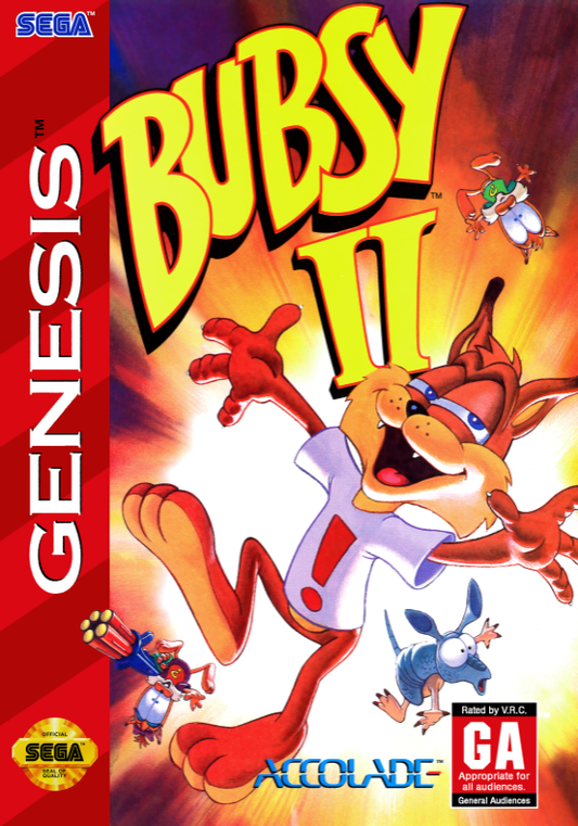 Bubsy Ii (Usa) Genesis Print Poster