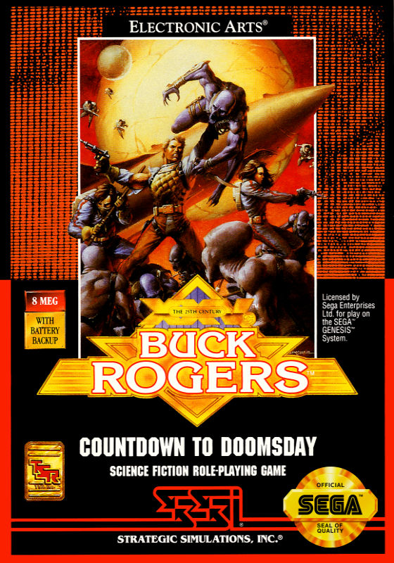Buck Rogers Countdown To Doomsday (Usa) Genesis Print Poster