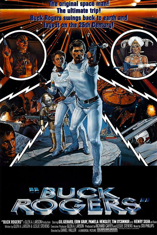 Buck Rogers Space Action Movie Print Jigsaw Puzzle