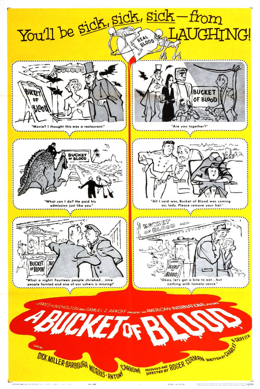 Bucket Of Blood 01 Movie Magnet