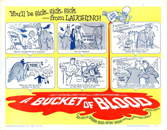 Bucket Of Blood 02 Movie Magnet