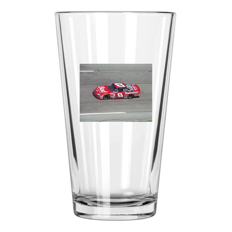Budweiser Chevrolet Dale Earnhardt Jr Photo Nascar 1 Pint Beer Drinking Glass