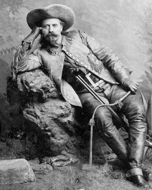 Buffalo Bill William Cody Glossy 8X10 Keychain Us Soldier Showman Portrait Print 1