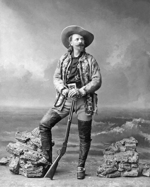 Buffalo Bill William Cody Glossy 8X10 Keychain Us Soldier Showman Portrait Print 2