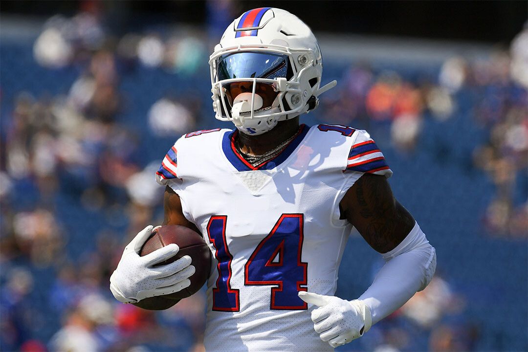 Buffalo Bills American Football Player 14 Stefon Diggs Keychain