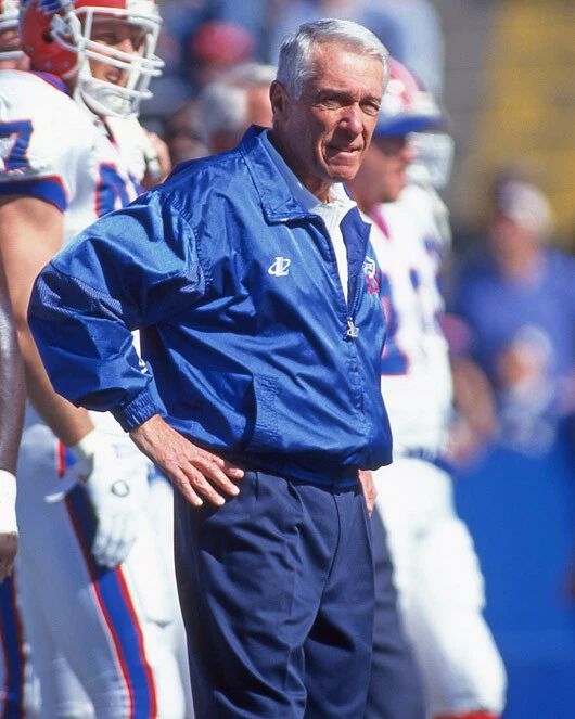 Buffalo Bills Coach Marv Levy Glossy Keychain Keychain Hof 01