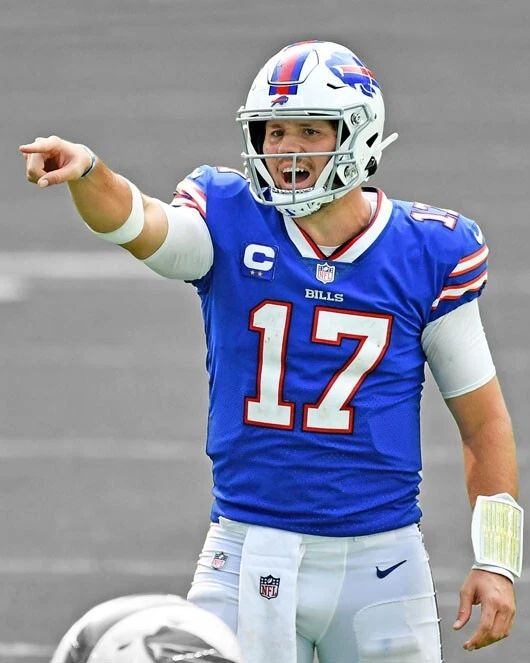 Buffalo Bills Josh Allen Glossy Photo Print Football Spotlight Poster 1