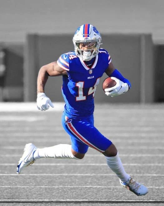 Buffalo Bills Stefon Diggs Glossy Photo Print Spotlight Poster