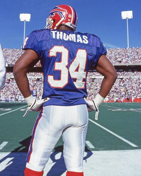 Buffalo Bills Thurman Thomas Glossy Photo Football Print Poster Hof 2007 2