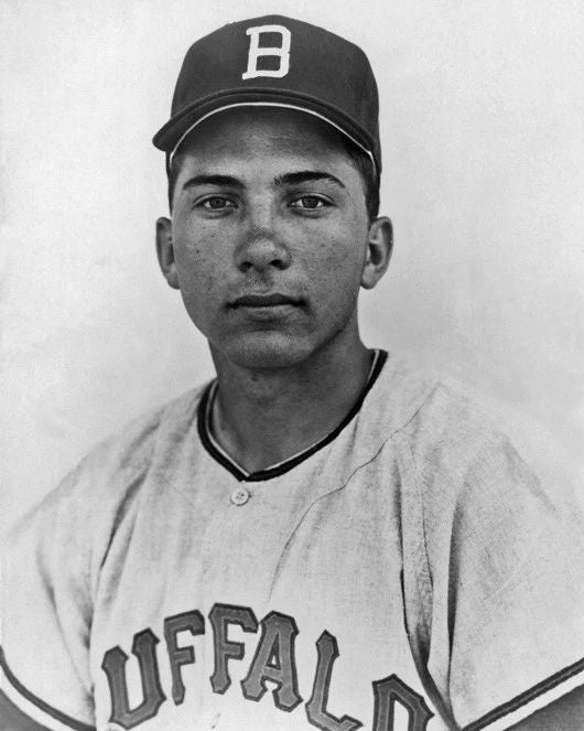 Buffalo Bison Johnny Bench Glossy Photo Reds Print Minor League Poster