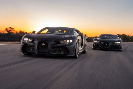 Bugatti Chiron On Road Fast Driving Art Indoor Decor Jigsaw Puzzle