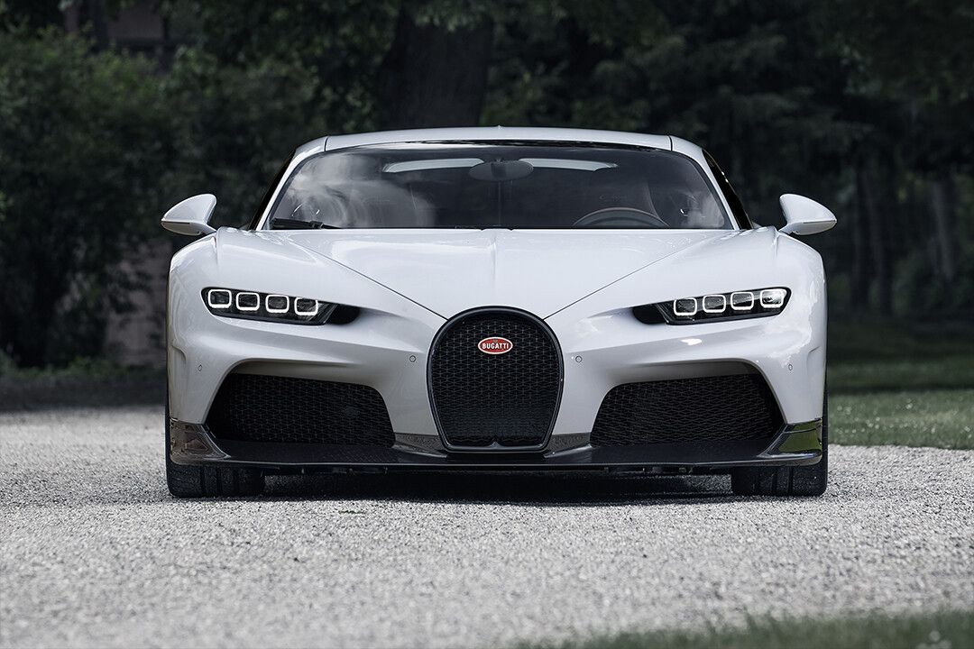 Bugatti Chiron Super Sport Vehicle Front View Art Home Decor Magnet