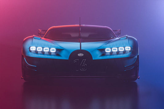 Bugatti Chiron Vision Gt Front View Art Home Decor Jigsaw Puzzle
