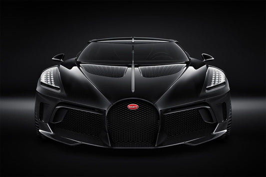 Bugatti La Voiture Noire Luxury Car Desing Car Wall Art Home Deco Jigsaw Puzzle