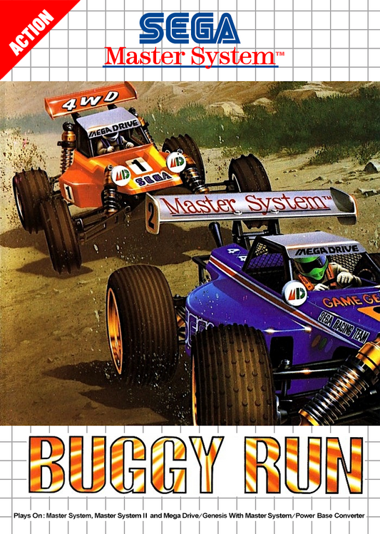 Buggy Run Sega Master System Print Poster