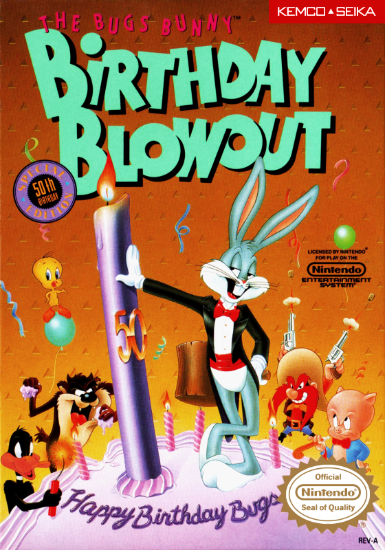 Bugs Bunny Birthday Blowout (Usa) Nes Print Poster