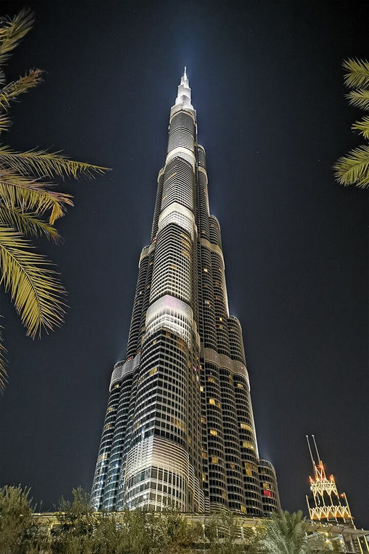 Bujr Park Khalifa Tower Dubai Uae Art Wall Decor Jigsaw Puzzle