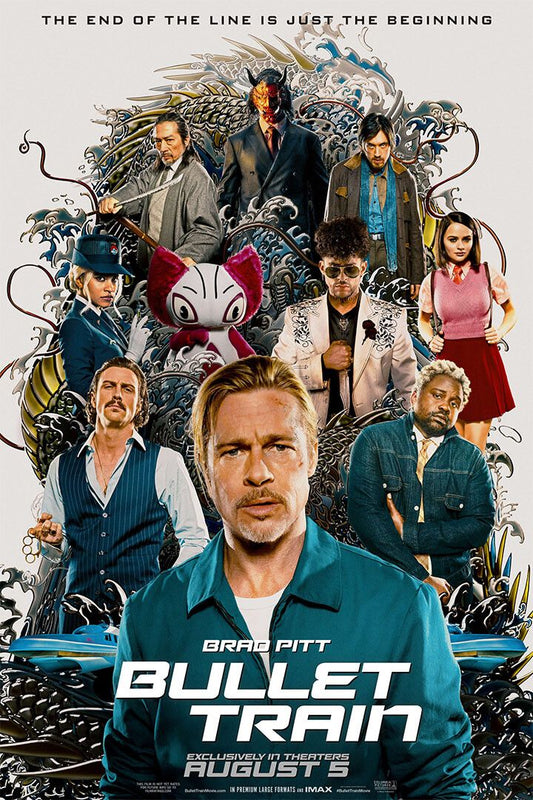 Bullet Train Action Comedy Cinema Movie Jigsaw Puzzle