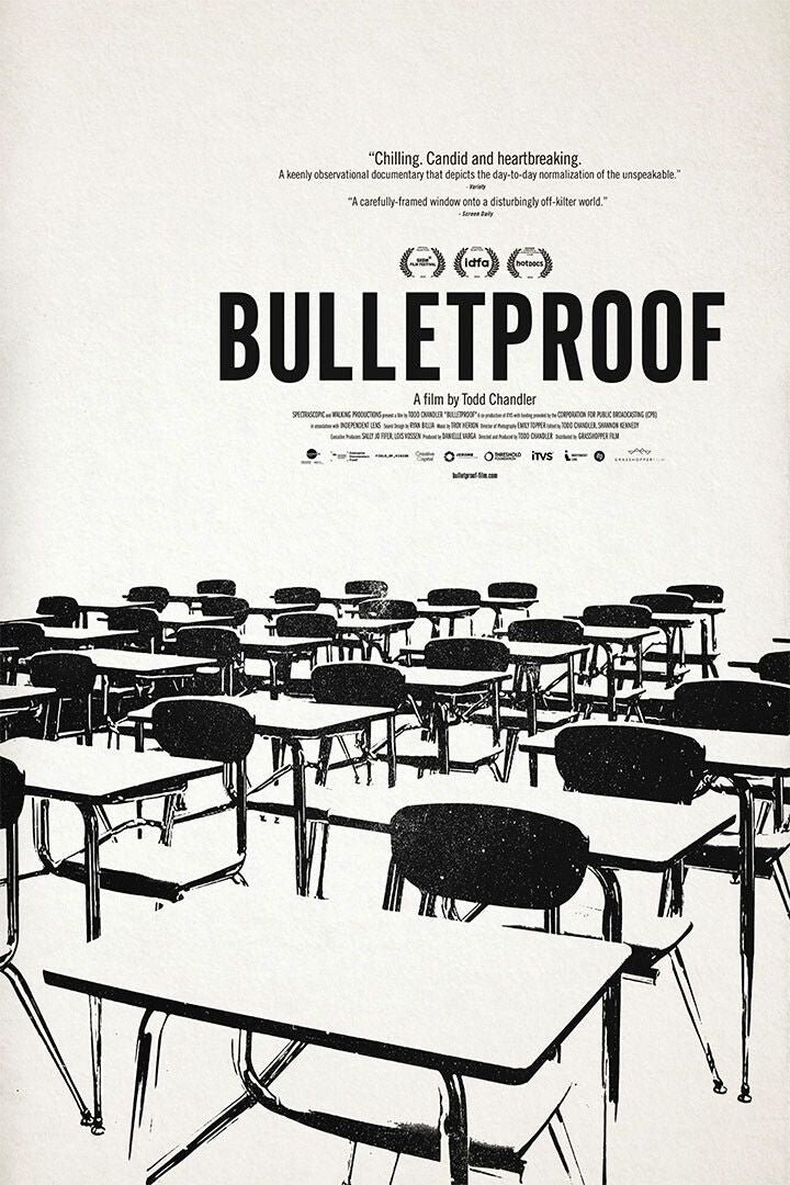 Bulletproof Movie School Action Painting Print Wall Art Home Poster