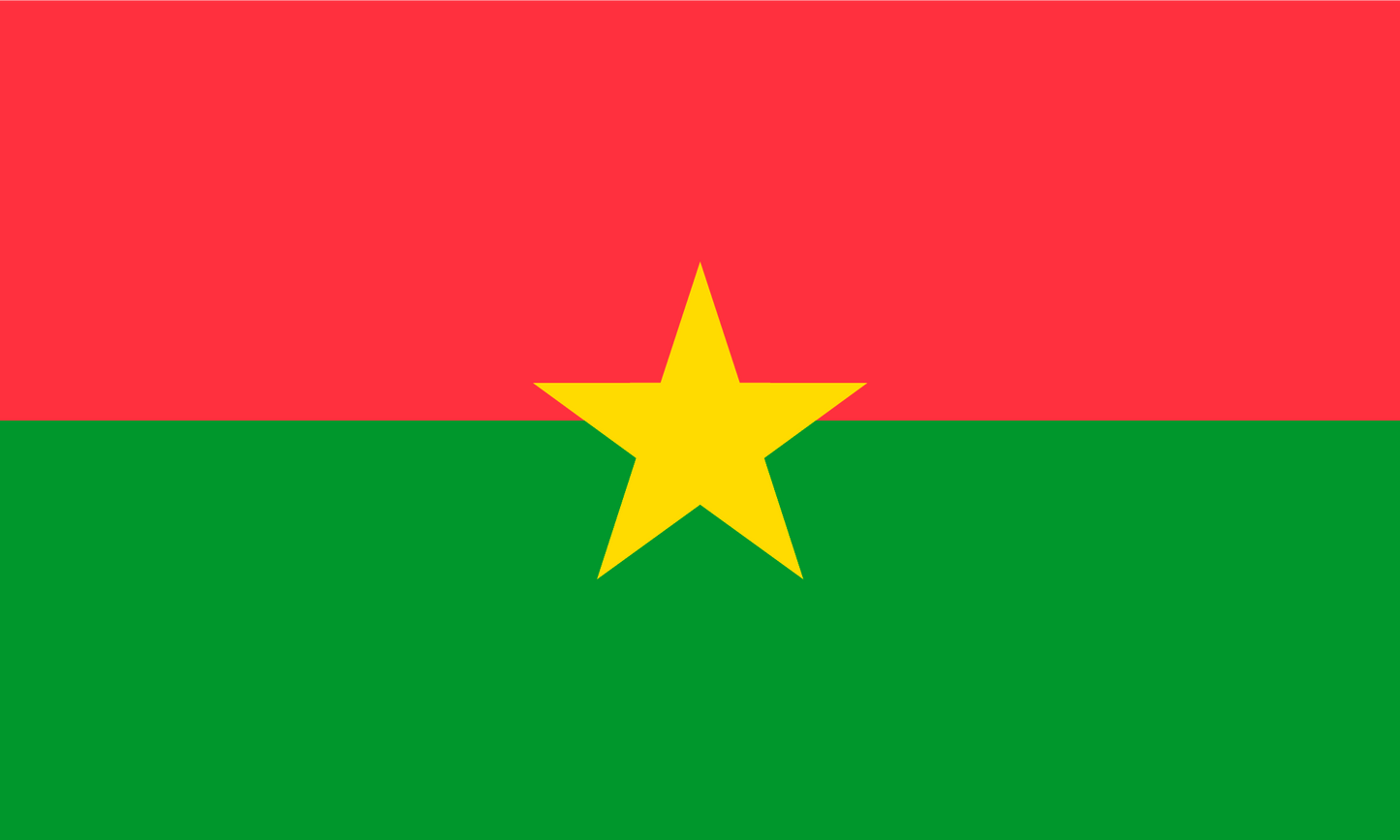 Burkina Faso Flag Print Poster
