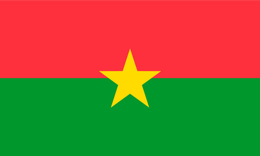Burkina Faso Flag Keychain