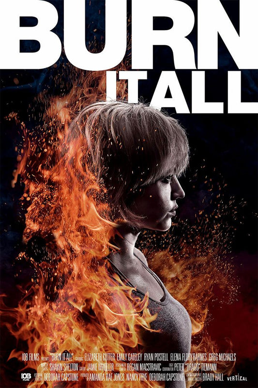 Burn It All Movie Thriller Action Painting Print Jigsaw Puzzle