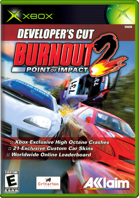 Burnout 2 Point Of Impact Xbox Print Poster