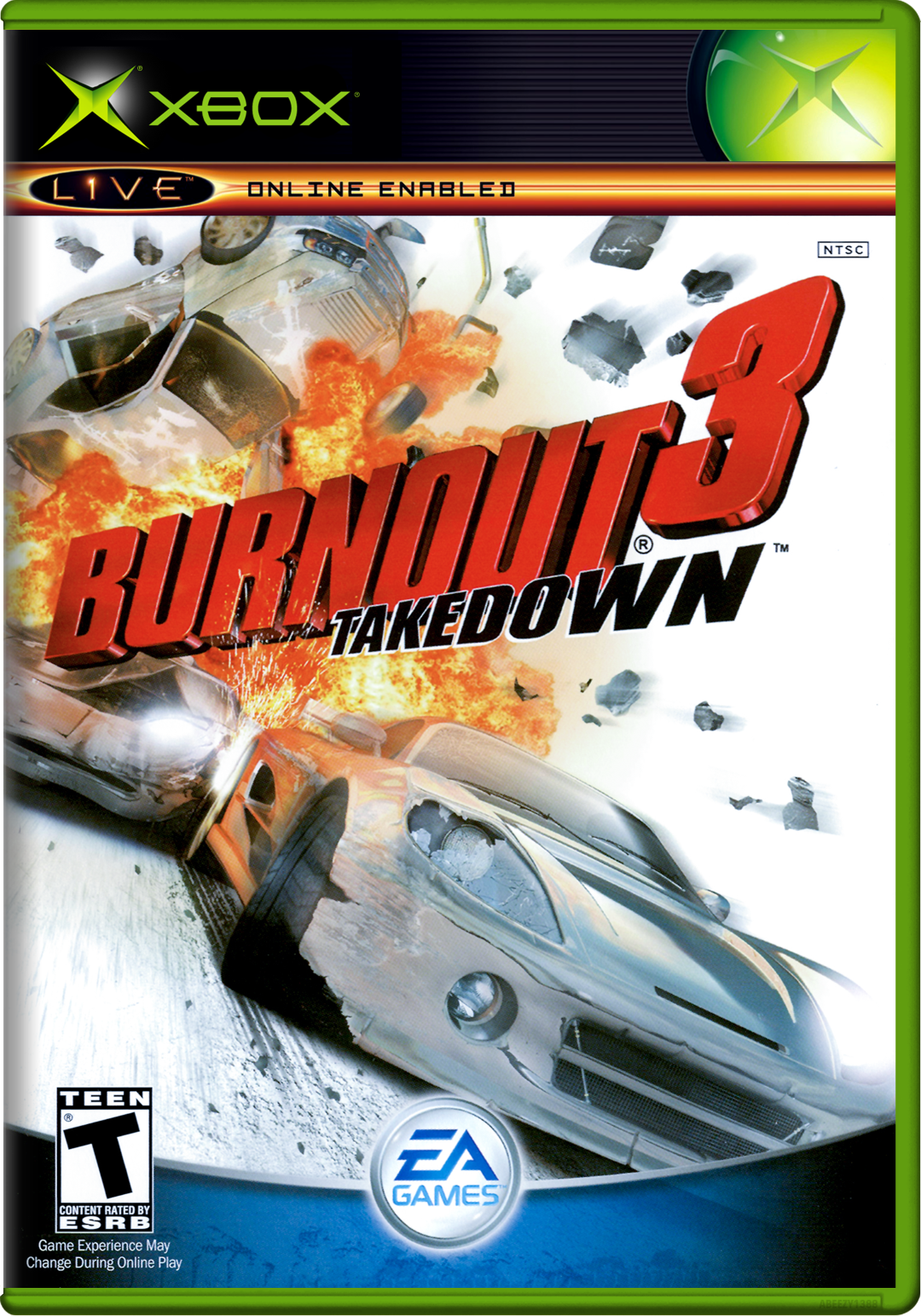 Burnout 3 Takedown Xbox Keychain