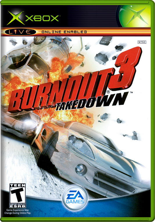 Burnout 3 Takedown Xbox Keychain