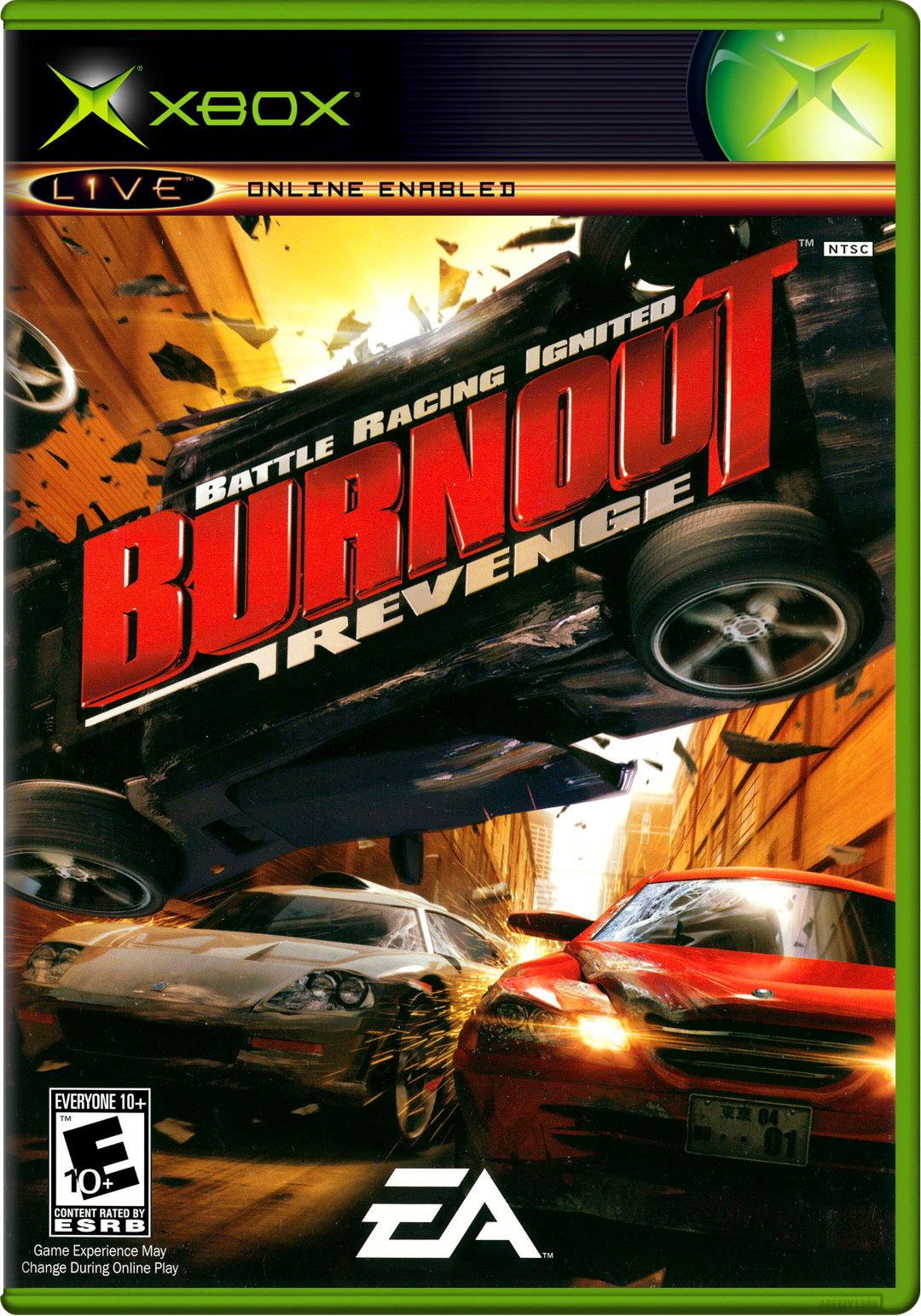 Burnout Revenge Xbox Keychain