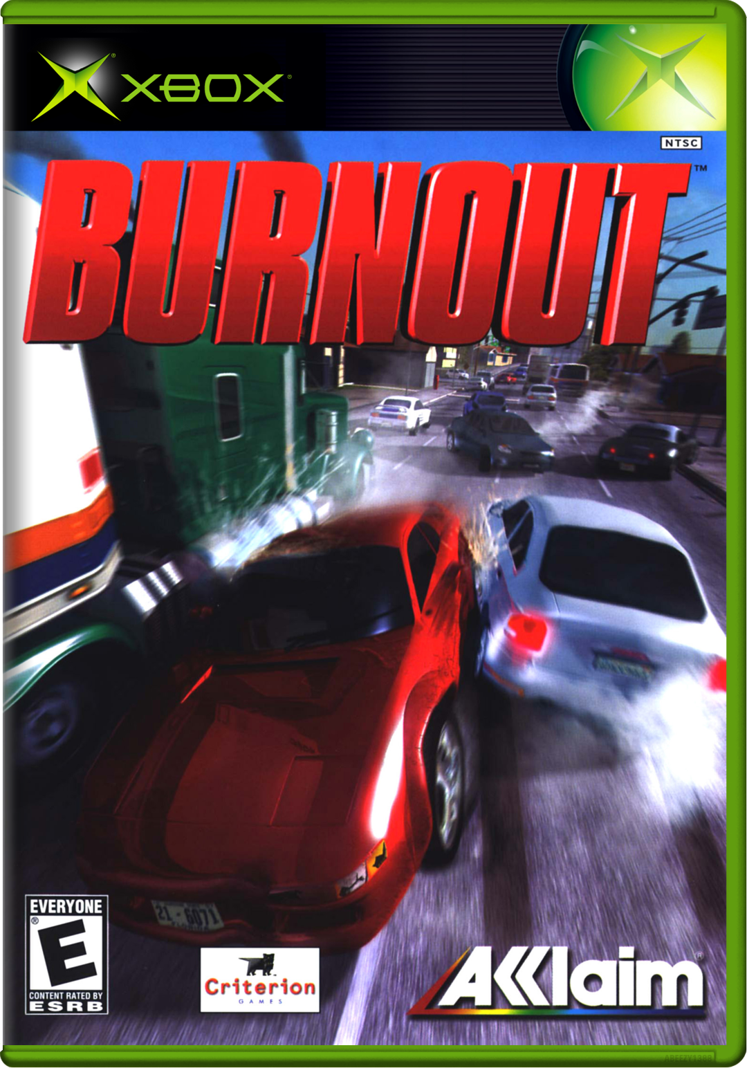 Burnout Xbox Keychain