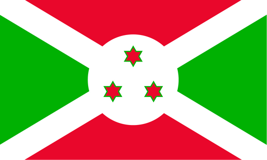 Burundi Flag Print Poster