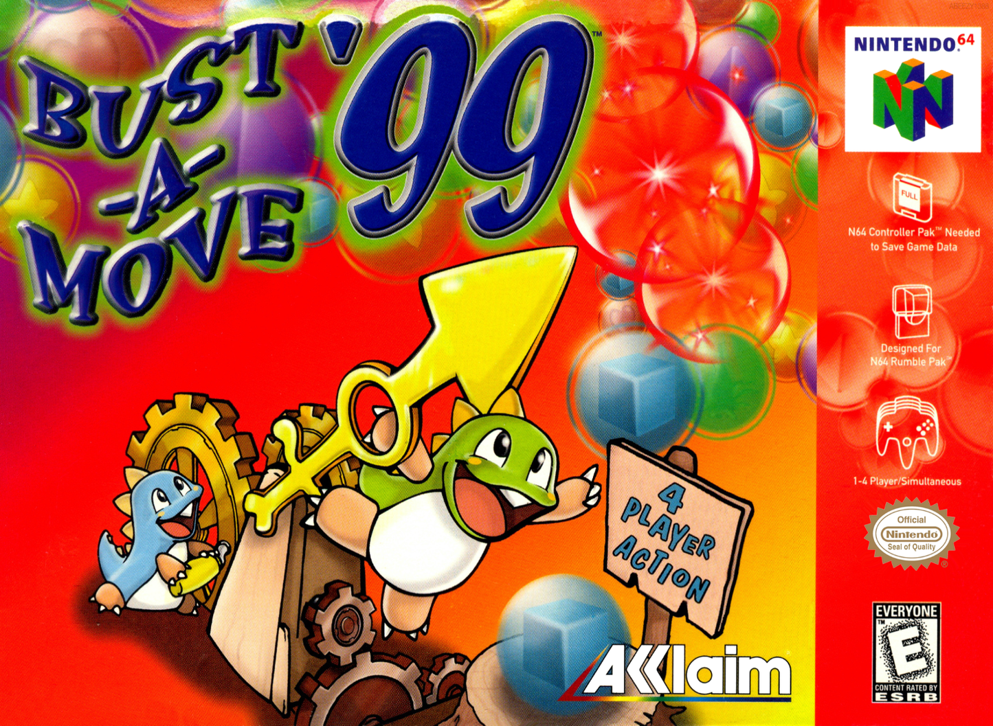 Bust A Move 99 N64 Keychain