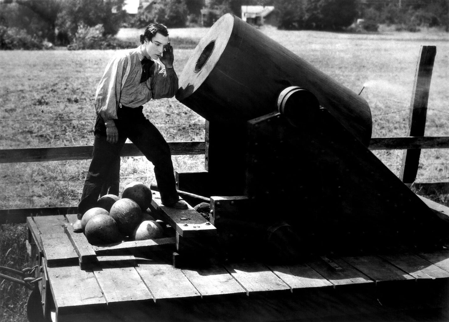 Buster Keaton 1926 Movie The General Picture Magnet Print