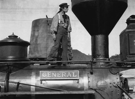 Buster Keaton In Silent Film The General Picture Photo Print