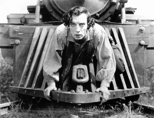 Buster Keaton In Silent Movie The General Picture Magnet Print