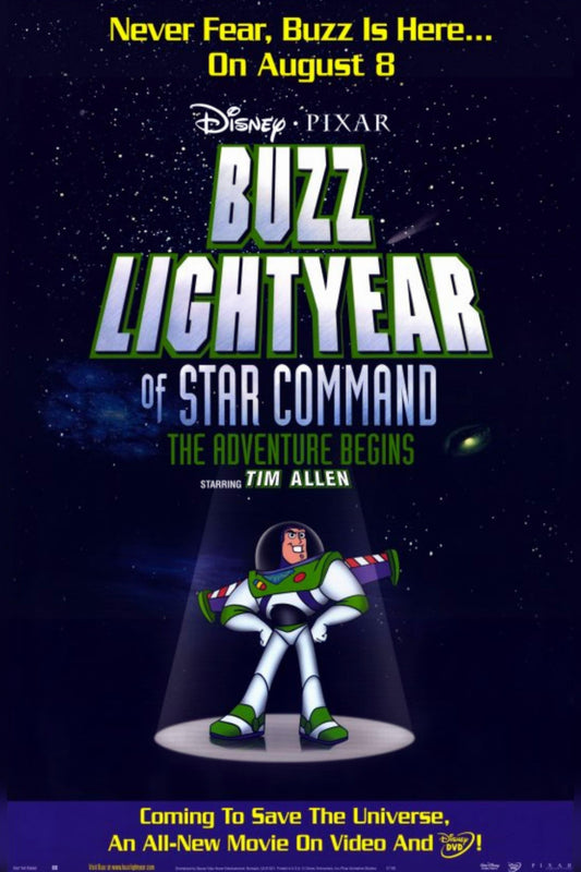 Buzz Lightyear Of Star Command The Adventure Begins (2000) Movie Magnet