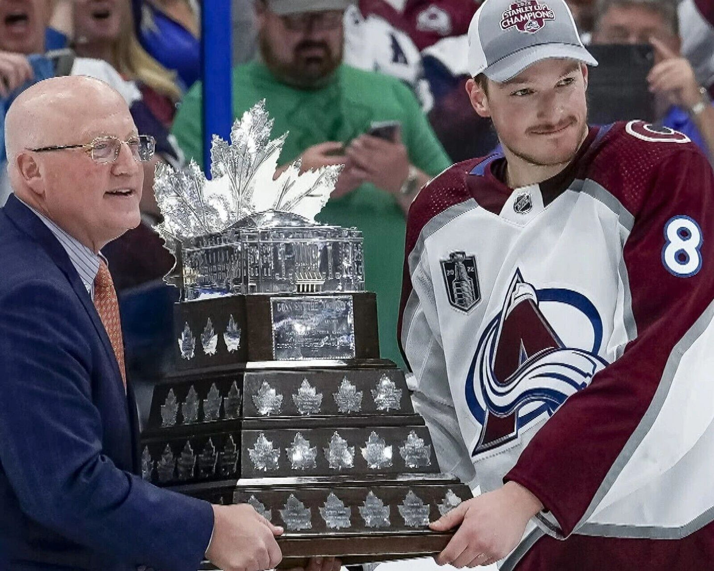 Cale Makar Magnet Hockey Colorado Avalanche Picture Nhl With Trophy