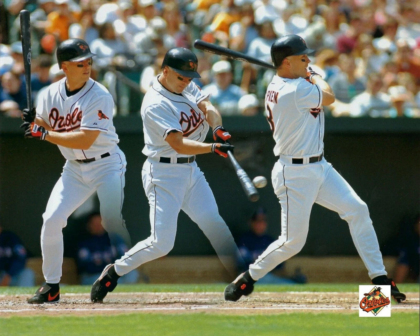 Cal Ripken Jr Keychain Baltimore Orioles O'S Baseball Picture Triple Action