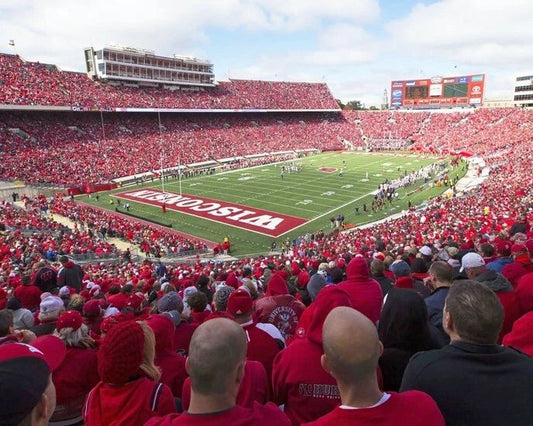 Camp Randall Stadium Glossy Photo Wisconsin Badgers Print