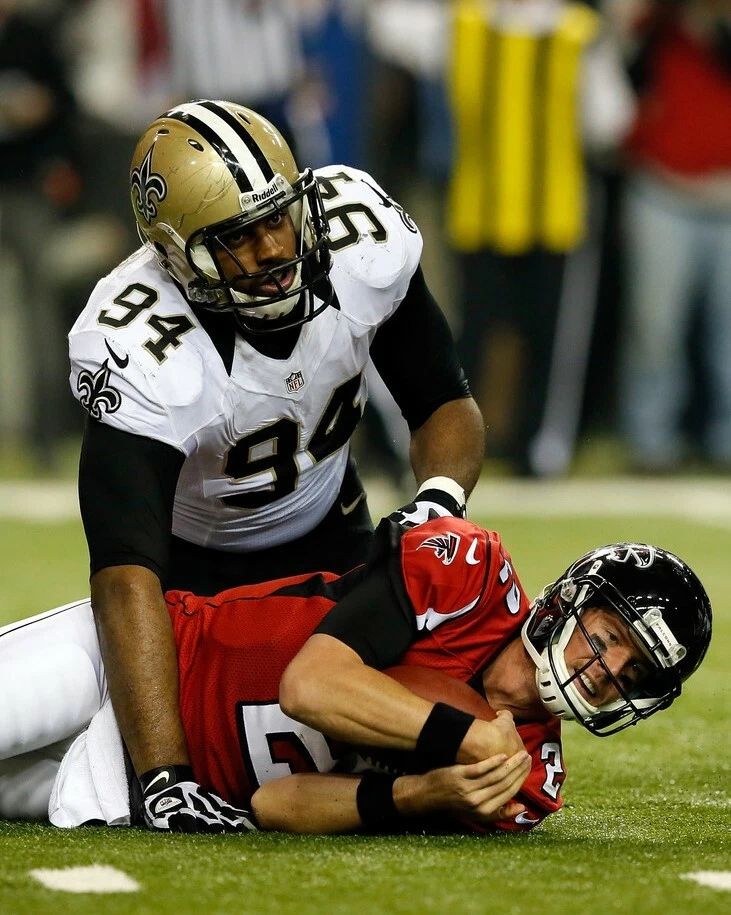 Cam Jordan Keychain New Orleans Saints Football Picture Nfl Vs Falcons