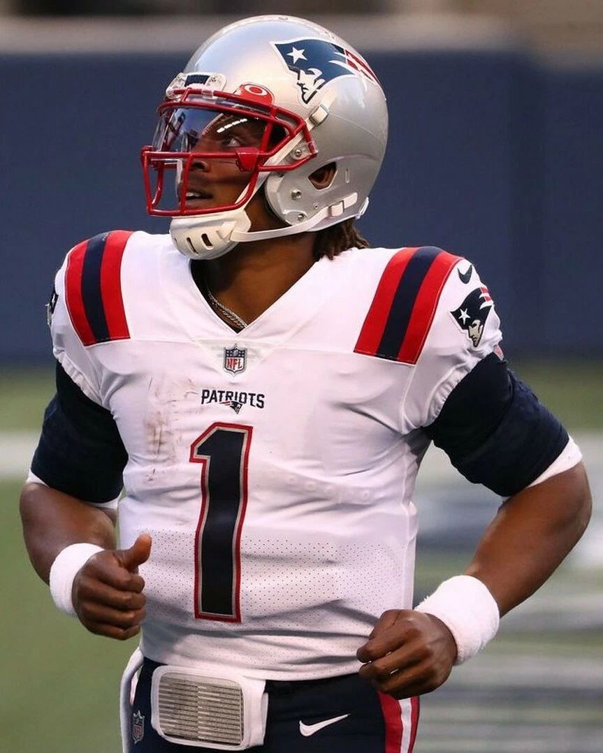 Cam Newton Photo New England Patriots Picture Nfl Football Close Up