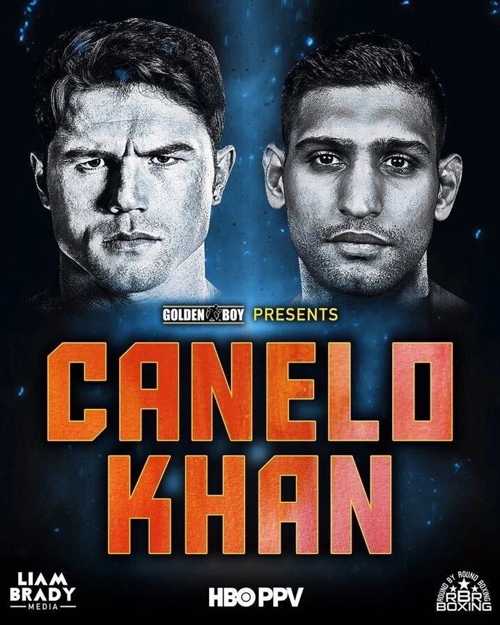 Canelo Alvarez V Amir Khan Keychain Boxing Picture