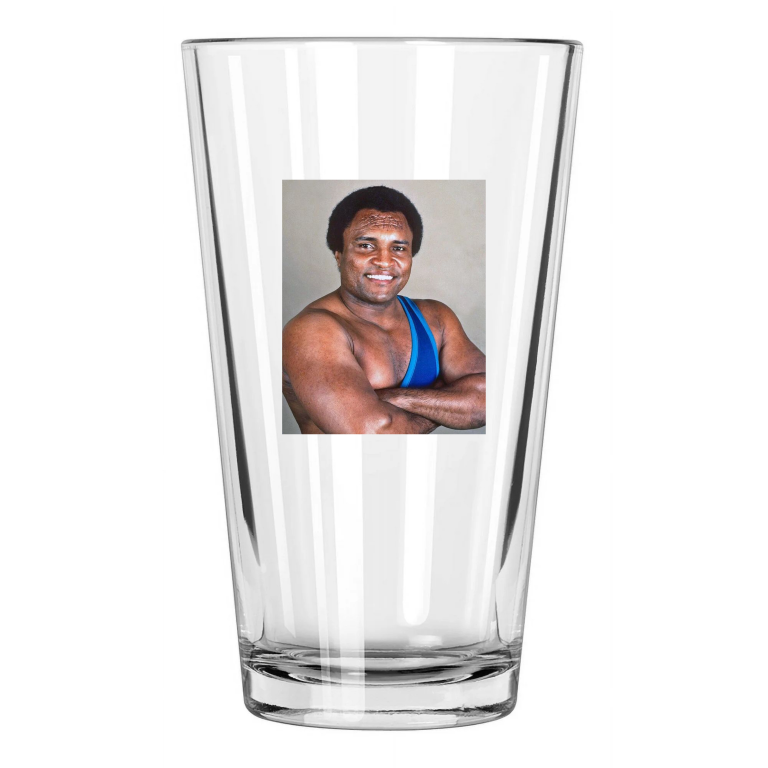 Carlos Colon Photo Wwc World Champion Wrestler Pint Beer Drinking Glass