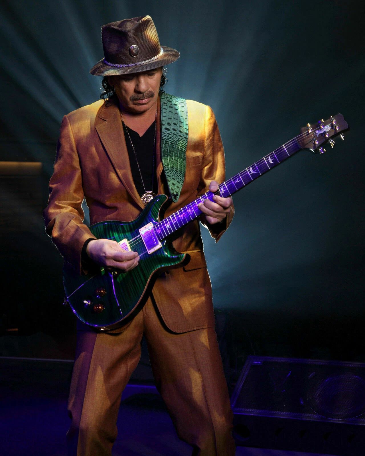 Carlos Santana Keychain Music Rock & Roll Latin American Jazz Picture Mexican