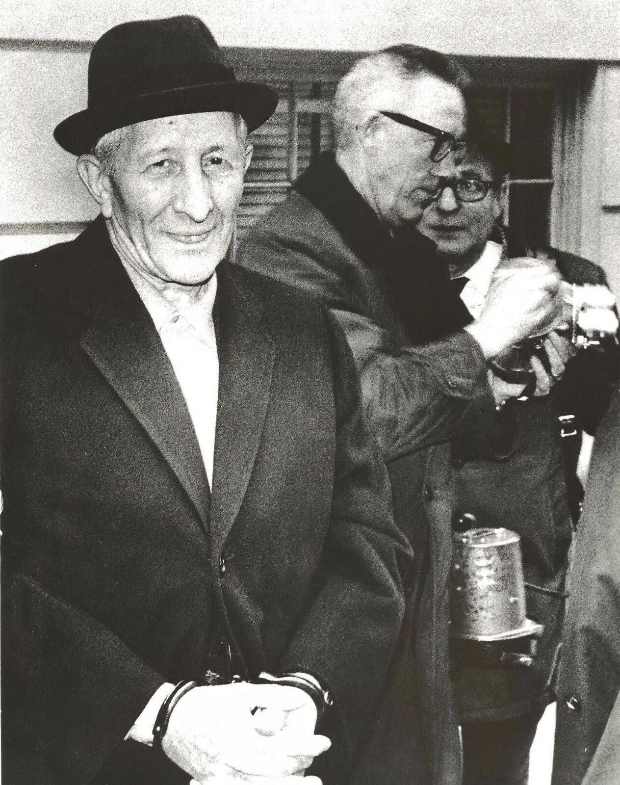 Carlo Gambino Magnet Mafia Organized Crime Mobster Mob Picture In Handcuffs