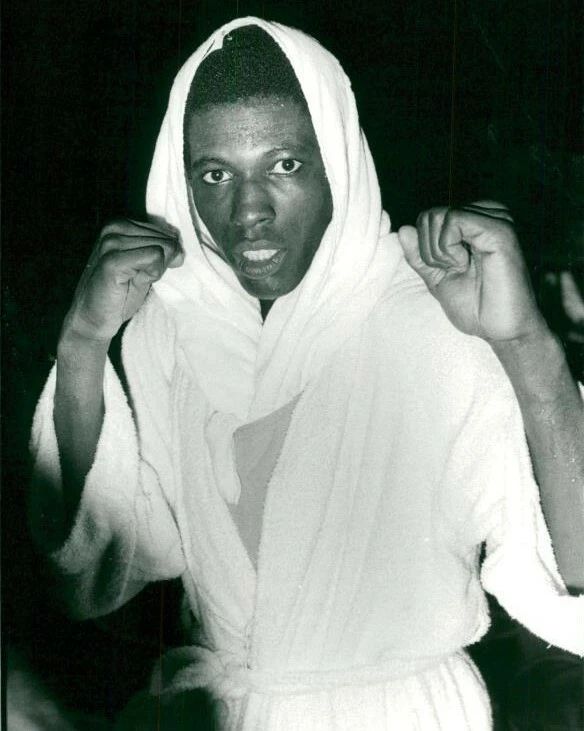 Carl The Truth Williams Magnet Boxing Picture Wearing Robe
