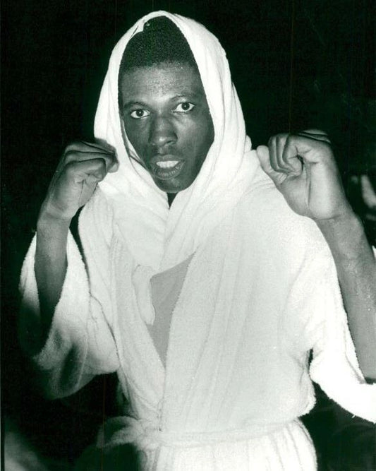 Carl The Truth Williams Magnet Boxing Picture Wearing Robe