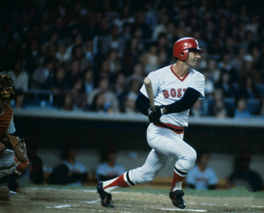 Carl Yastrzemski Photo Boston Red Sox Reds Baseball Picture Mlb Game Action